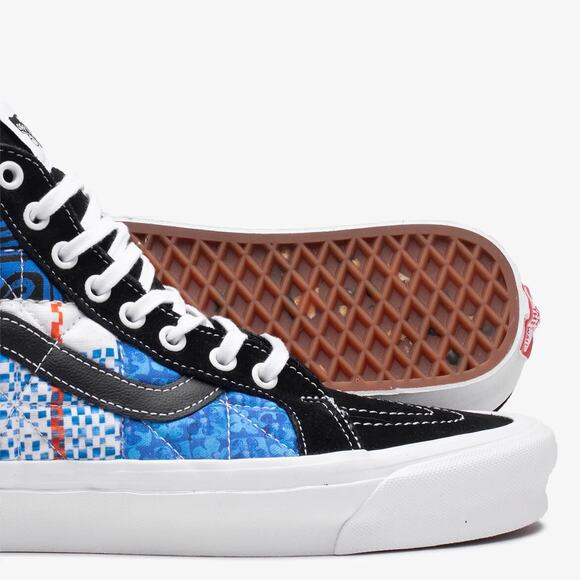VANS Sk8-Hi 38 DX Pw (SpongeBob) Sandy Liang Patchwork Shoes Size 7.5 Men\'s NEW!